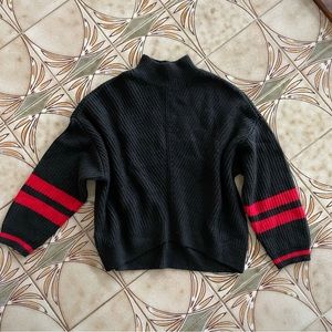 Express Black & Red Sweater